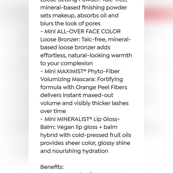 BareMinerals Tiny Treasures 4-PC Makeup Set - Picture 4 of 5